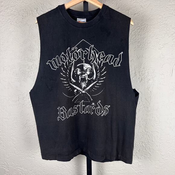 Hanes Other - Motorhead Bastards 1994 Tour XL Cutoff Tank Shirt